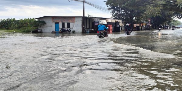 Curah Hujan Tinggi, Desa Menganti Kebanjiran, Warga Pilih Ngungsi