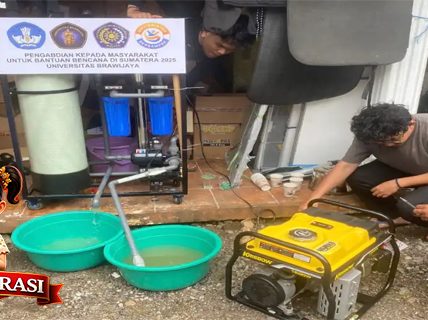 Atasi Krisis Air Pascabanjir Agam, Teknologi F-Wash UB Pulihkan Layanan Kesehatan
