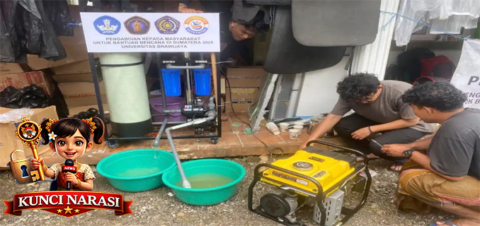 Atasi Krisis Air Pascabanjir Agam, Teknologi F-Wash UB Pulihkan Layanan Kesehatan