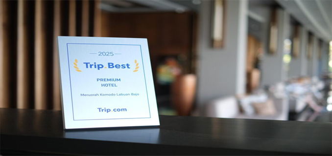 Meruorah Komodo Labuan Bajo raih gelar Trip Best Premium Hotel 2025